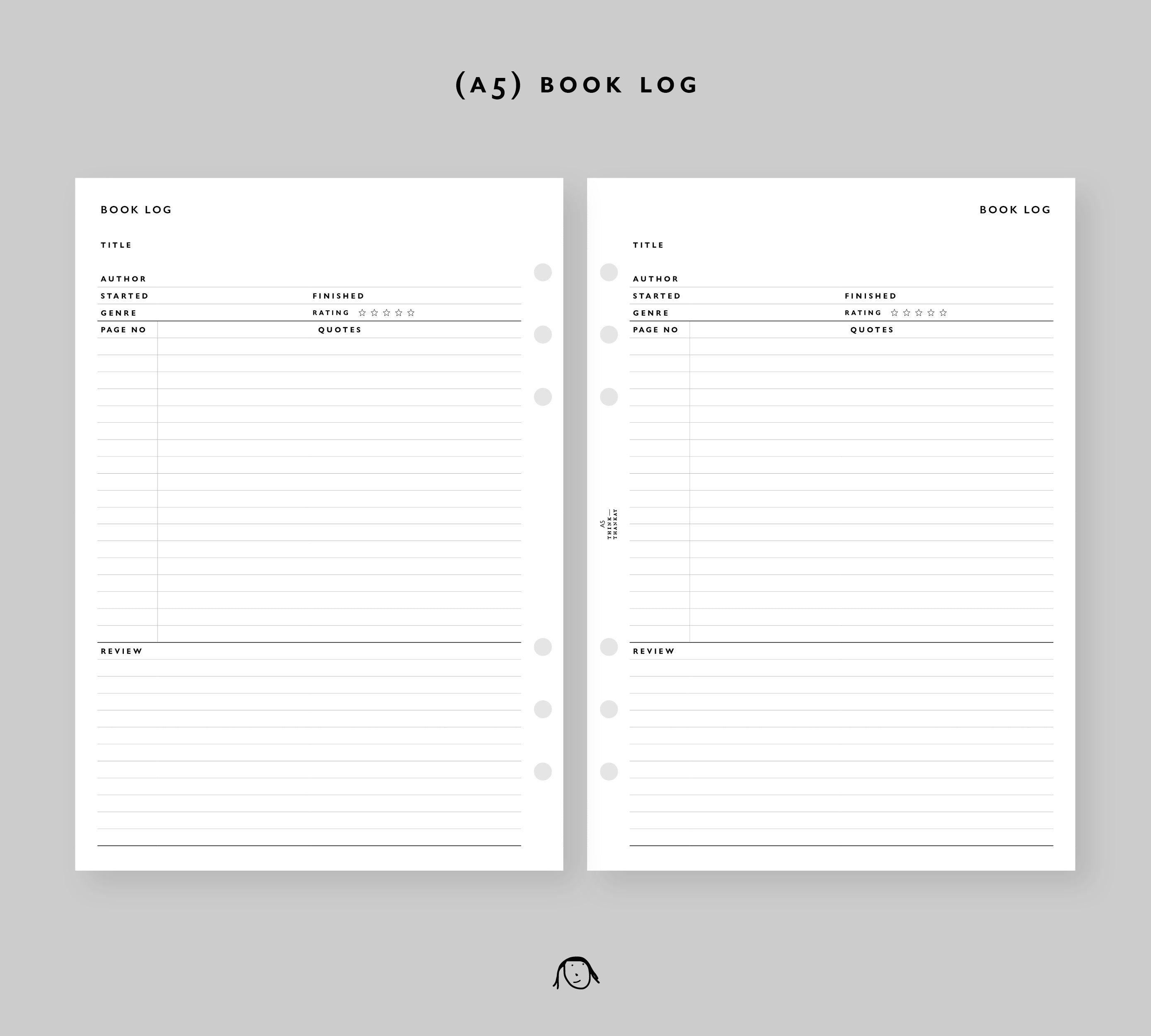 S2: Book Log