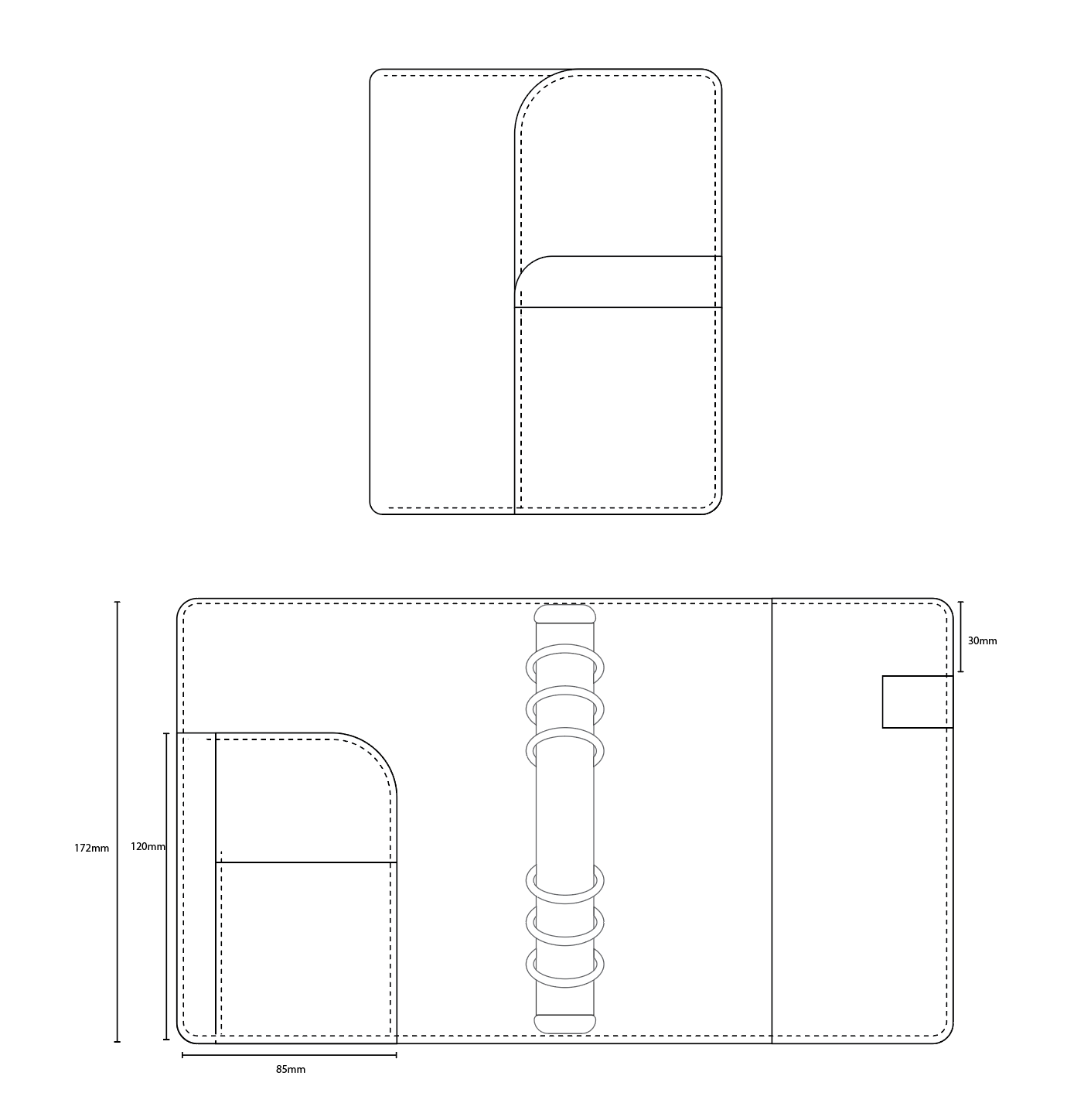 TA6 Size Ring Planner Cover (20mm) for 박진형님