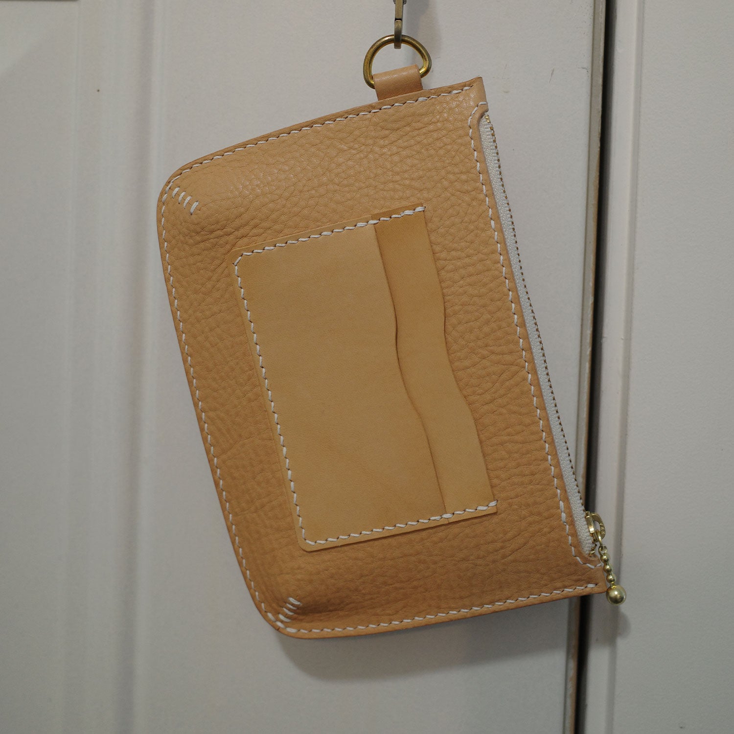 RTS: Corner Pouch Small (Pebble Natural)