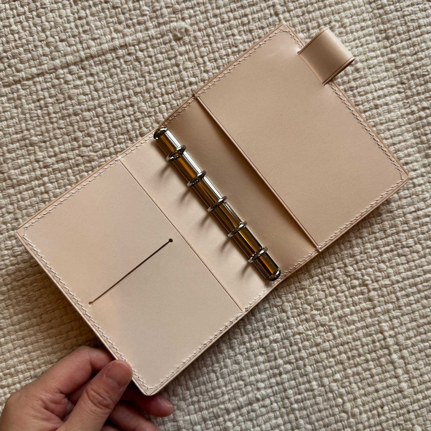 RTS: Mini5 11mm (Pebbled Natural & Natural Sand) with adjustable pen loop