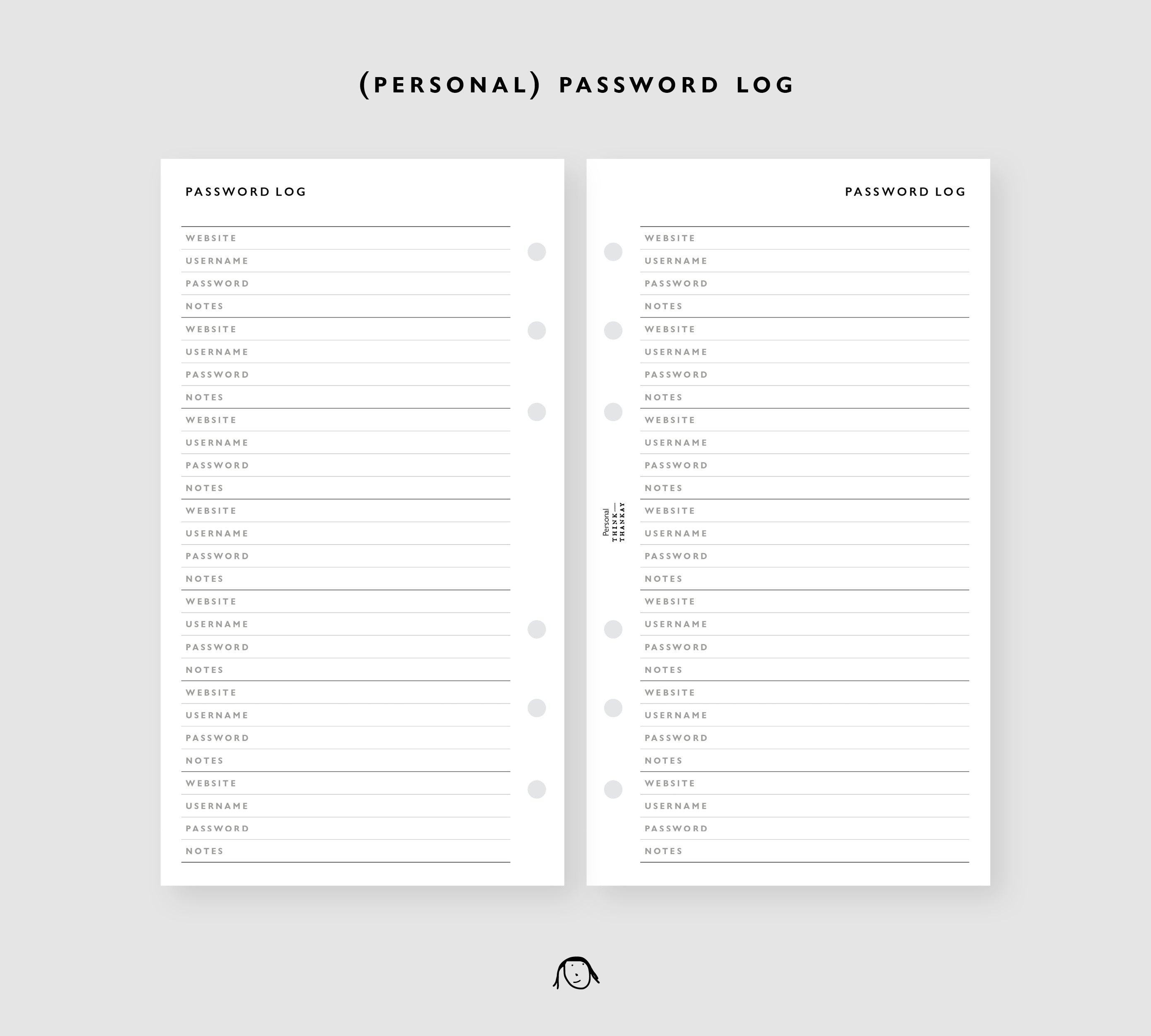 E4: Password Log