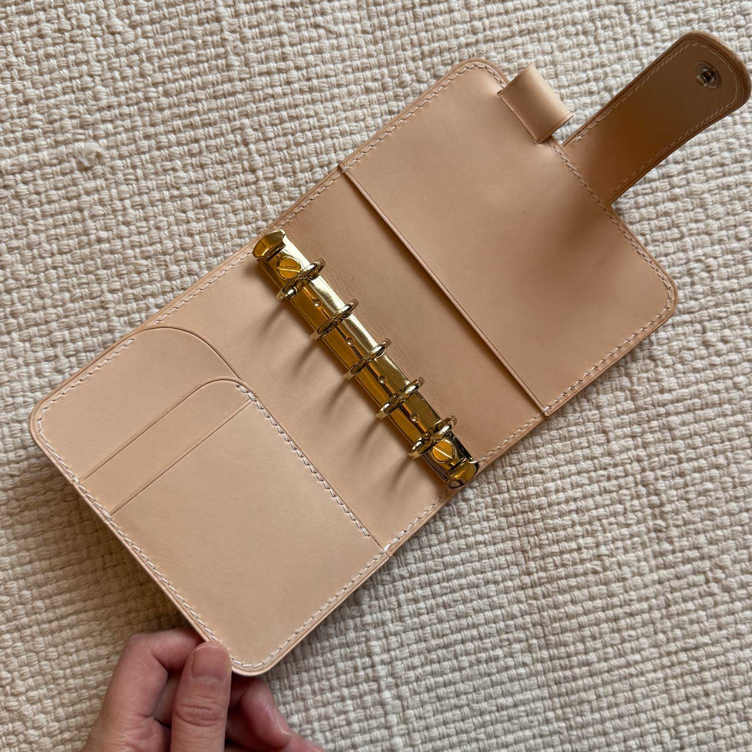 RTS: Mini 5 (20mm) Fluid Sky Blue & Beige with adjustable pen loop