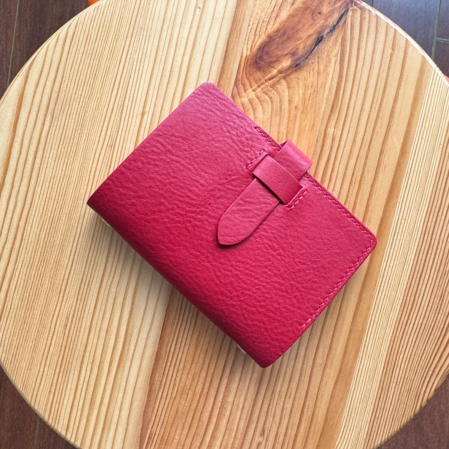 RTS: Pocket (15mm) Compact Size - Pebbled Red & Red