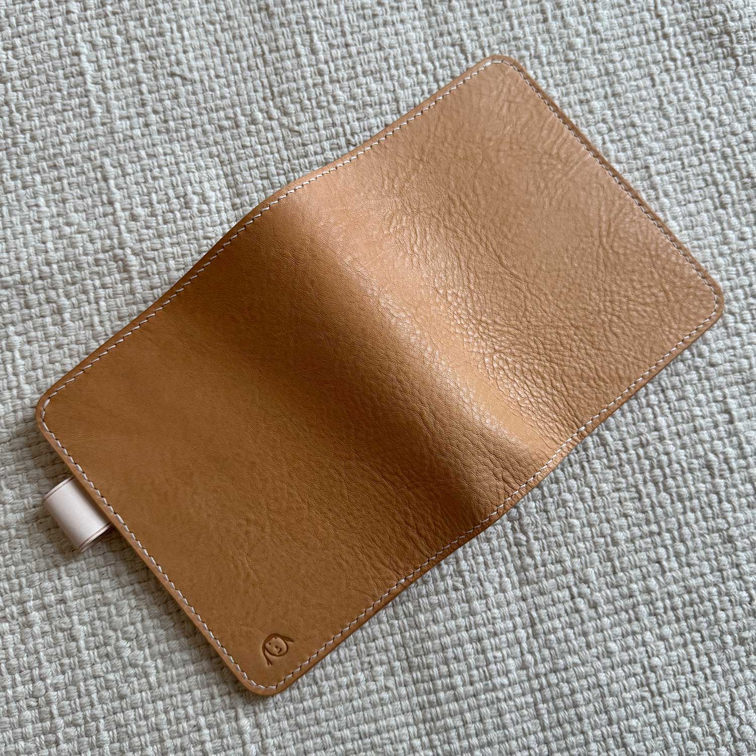 RTS: Pocket(20mm) with Back Pocket & adjustable pen loop - Pebbled Natural & Natural Sand