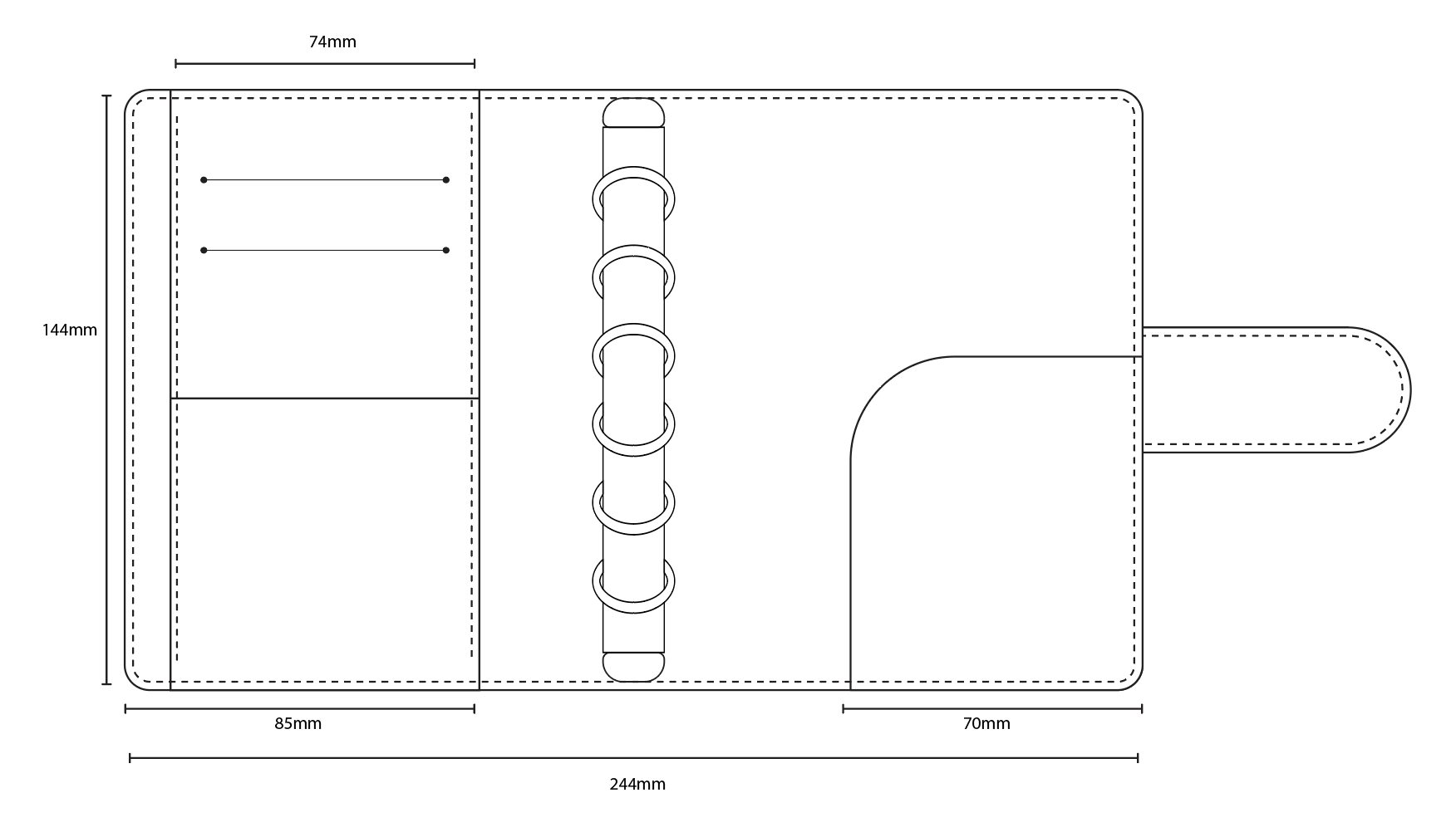 16mm Pocket cover for Elanna