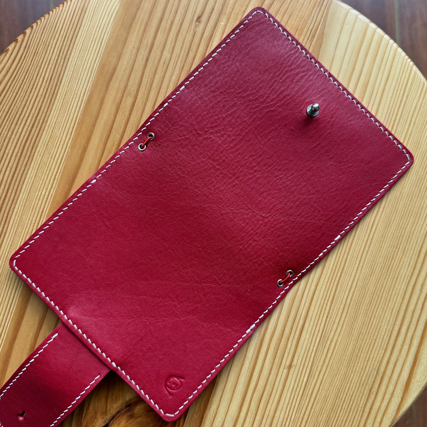RTS: Traveler's Notebook Cover: Passport (Pebbled Red & Red)