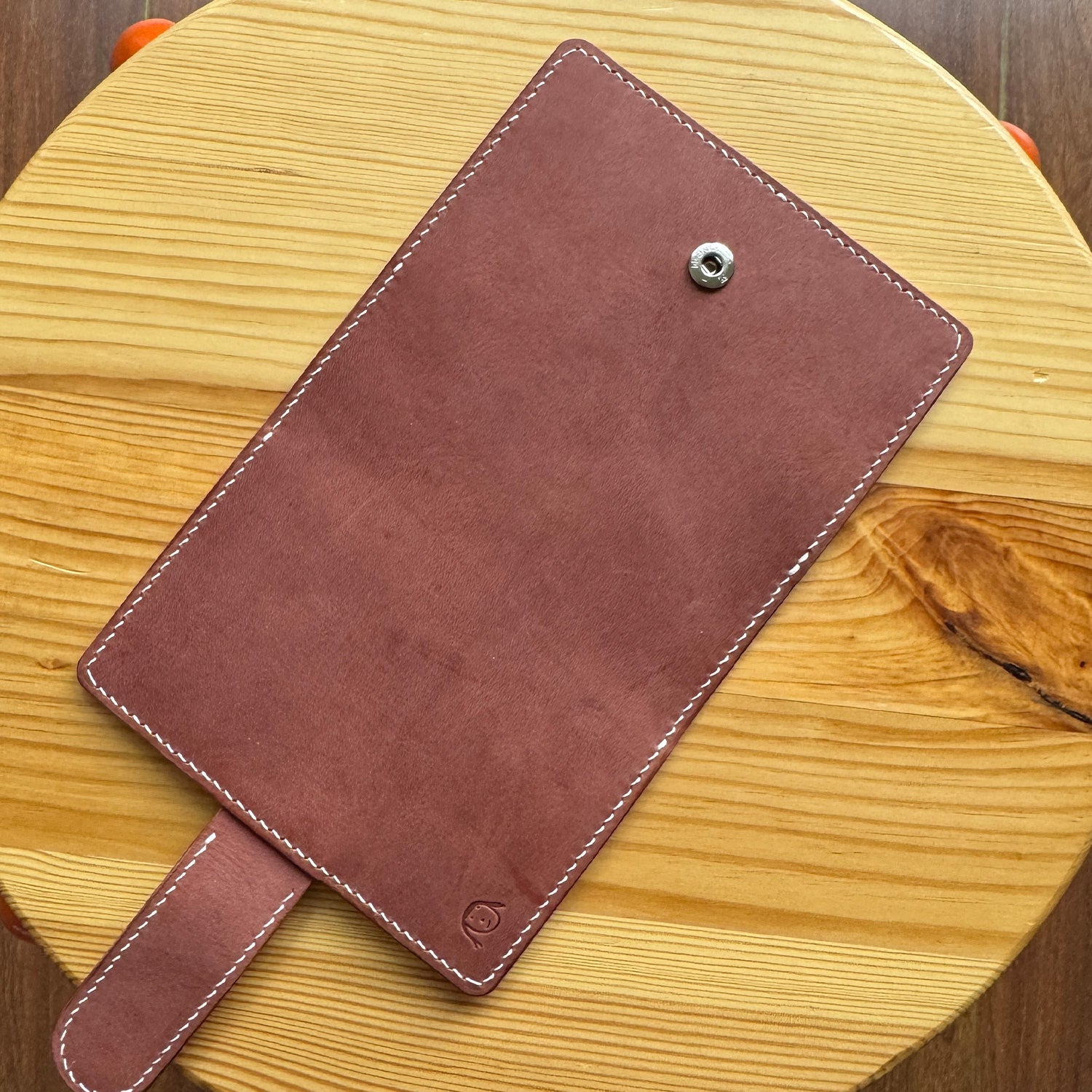RTS: Traveler's Notebook Cover: Passport (Dusty Rose & Natural Sand)
