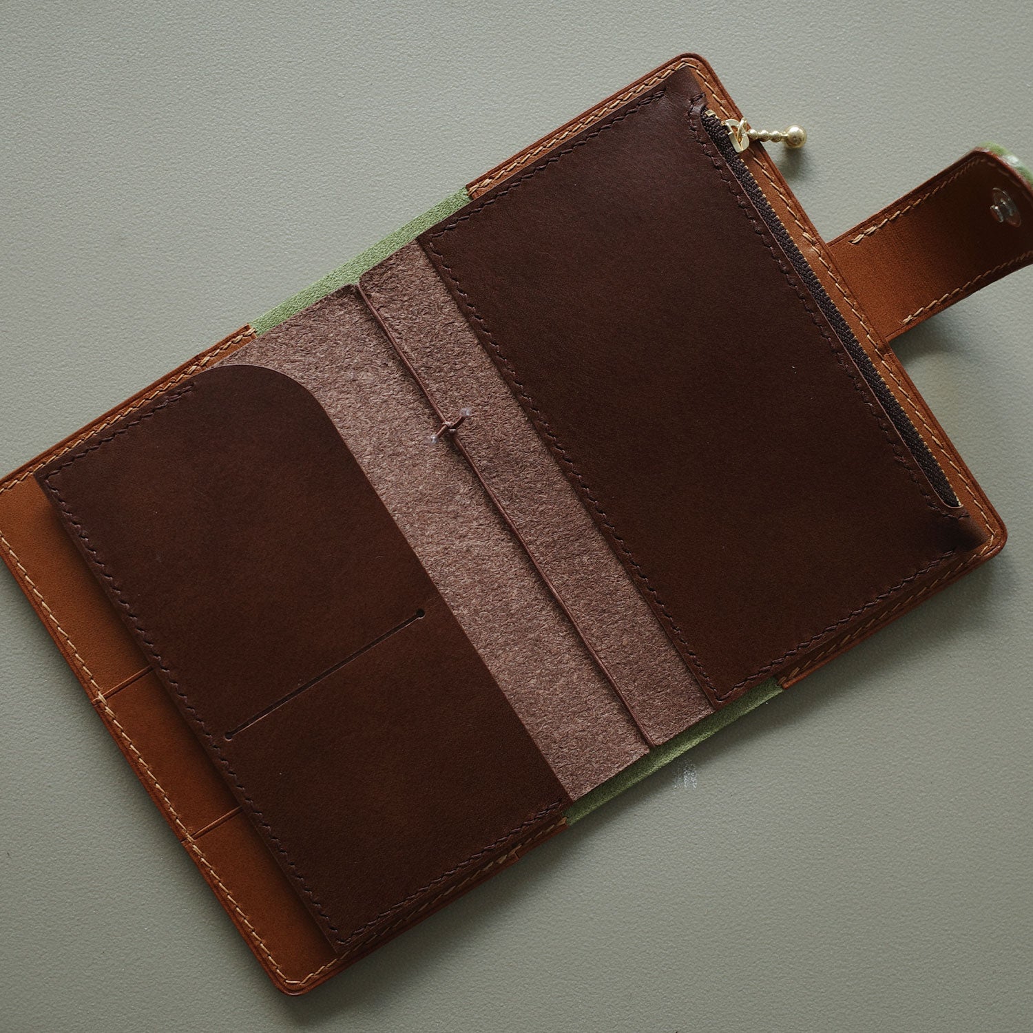 RTS: Traveler's Notebook Flyleaf: Pocket (Dark Brown)
